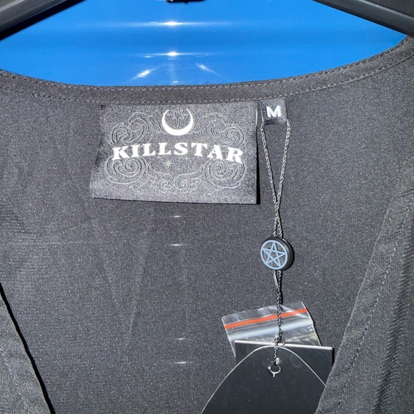 Killstar Black Lace Maxi Dress - Picture 4 of 7